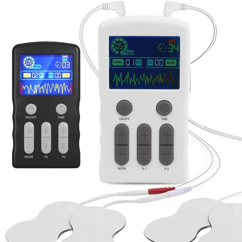 Tens Unit 25 Mode 50 Intenzitású elektromos stimulációs masszírozó izomfájdalomcsillapításhoz, EMS terápia, egészségügyi gép [izomlazító, újratölthető]
