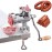 304 Stainless Steel Manual Meat Grinder - Hand Crank Kitchen Tool for Meat, Vegetables & More | Non-Toxic, Food-Grade
