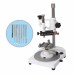 Dental Lab Equipment Square Dental Surveyor with Adjustable Base & 7pcs Spindle Set [Dental Surveyor, Dental Visualizer]