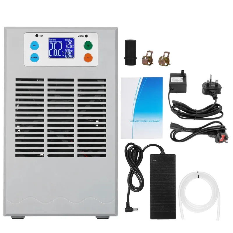 100W/70W Aquarium Chiller & Heater - Semiconductor Cooling & Heating System for Small Fish Tanks [20L-30L]
