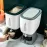 10KG Automatic Plastic Cereal Dispenser - Large Capacity Grain Storage Container with Measuring Cup for Rice, Nuts, and Pet Food