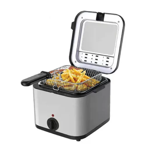 110V/220V Electric Deep Fryer 2.5L, 1000W Deep Frying Pan for French Fries & Fried Chicken [Oil Pot, Heating Machine]