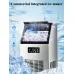 60KG 70KG 80KG Commercial Ice Maker Machine, Automatic Cube Ice Maker for Home, Bar, Coffee & Tea Shops