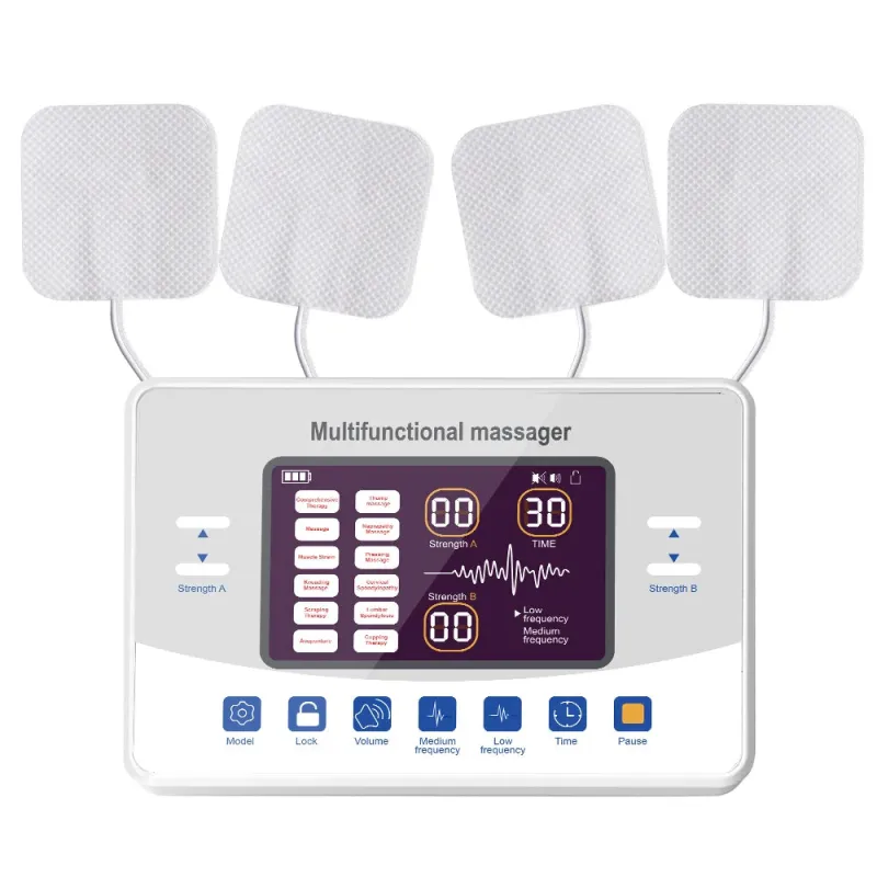 12 Modes TENS Machine & EMS Muscle Stimulator - Low Frequency Therapy Device for Pain Relief & Muscle Recovery