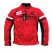 Honda Motorcycle Jacket for Men - Summer Mesh Breathable Racing Jersey with Removable Shatter-Resistant Protection