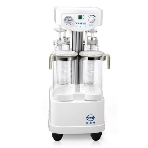 YX980D Electric Suction Machine - 80L/Min High Flow Vacuum Pump for Medical Use