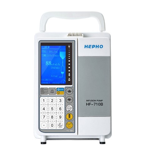 Veterinary Infusion Pump with Numeric Keypad, Strong Battery Backup & Pressure Release Function - HF-710C