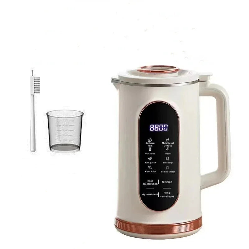 220V/110V 0.8L/1.2L Soybean Milk Maker, Multifunctional Juicer Blender, Water Kettle with Wall-Breaking Technology