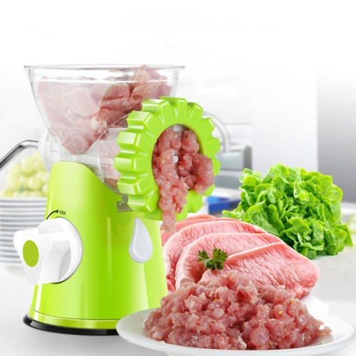 LIFE Multifunction Meat Grinder - Stainless Steel Blade, Handheld, for Meat, Veggies, Sausage, Nuts [Kitchen, Camping, Outdoor]