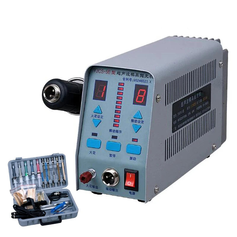 YJCS-5B Professionele ultrasone mallenpolijstmachine - 220V/110V, compact en microcomputergestuurd voor nauwkeurig polijsten [ultrasoon polijstmachine, mallenpolijsten]