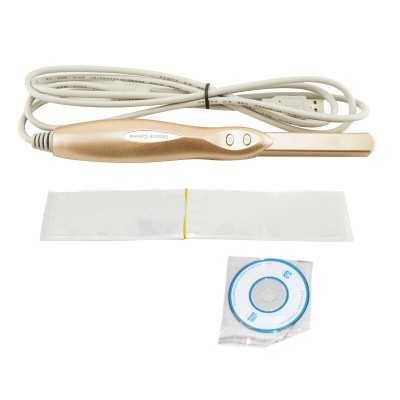 USB Intraoral Camera for Dentists - 30-50x Magnification Dental Endoscope with 6 LED Lights, Plug & Play, Windows Compatible