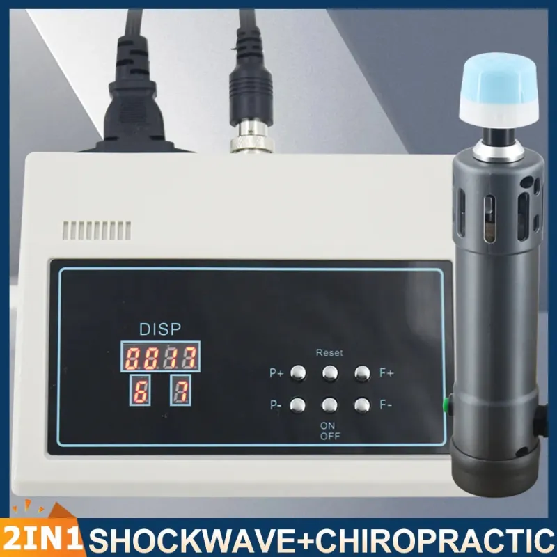 2-in-1 Shockwave Therapy Machine voor ED-behandeling en pijnverlichting | Niet-invasieve chiropractische massagetool