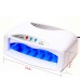 54W UV Nail Dryer with Fan & Timer - Professional 2-in-1 Gel Nail Curing Lamp for Hands & Feet
