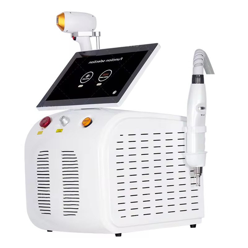 2-in-1 Picosecond Laser Hair & Tattoo Removal Device - Painless, Permanent Hair Removal for All Skin Types [Laser Hair Removal, Tattoo Removal]
