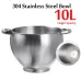 2000W Stand Mixer with 10L Stainless Steel Bowl, 6-Speed Kitchen Food Blender, Dough Kneader & Egg Whisk for Baking, Cake Mixing & More [Stainless Steel, 10L Capacity, 6-Speed]