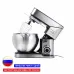 2000W Stand Mixer with 10L Stainless Steel Bowl, 6-Speed Kitchen Food Blender, Dough Kneader & Egg Whisk for Baking, Cake Mixing & More [Stainless Steel, 10L Capacity, 6-Speed]
