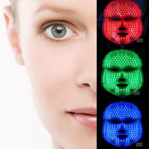 Professional LED Mask for Facial Care - Blue, Green & Red Light Therapy for Acne, Wrinkles & Skin Rejuvenation