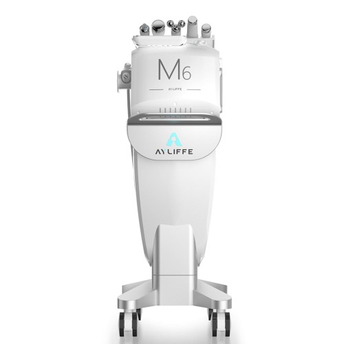6-in-1 Facial Hydra Oxygen Microdermabrasion Machine for Deep Skin Cleaning & Rejuvenation | H2O2 Technology