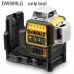 DEWALT DW089LG 12V Green Beam Laser Level with 12 Lines, 360° Vertical & Horizontal Alignment, Outdoor Use