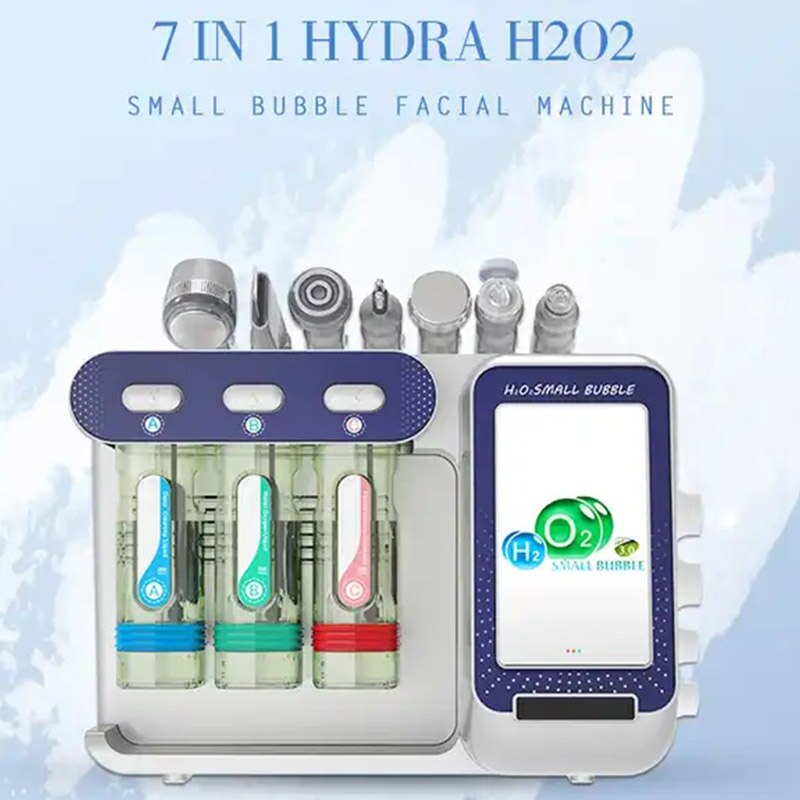 2023 Newest H2O2 Skin Beauty Face Care Aqua Peeling Hydro Dermabrasion Scrubber Hydrofacial Machine for Deep Cleansing & Anti-Aging