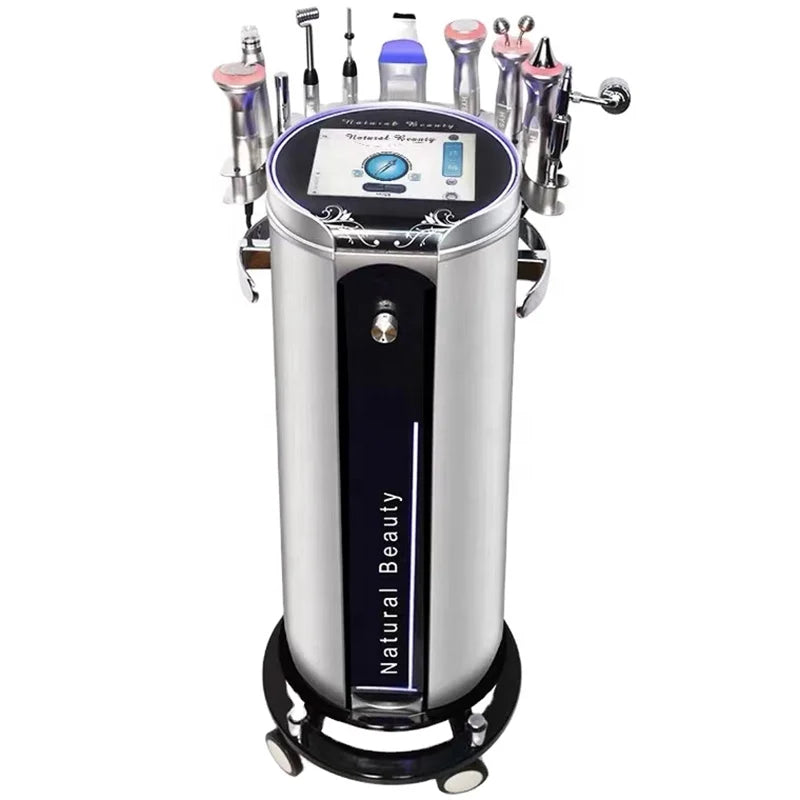 Professional 10-in-1 Hydra Facial Cleansing Machine | Microdermabrasion & Skin Care Beauty Equipment [Hydra Dermabrasion, Skin Rejuvenation]