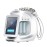 ÚJ Ice Blue Hydrafacial Smart Jet Aqua Peel készülék - 8 az 1-ben bőrtisztító és fiatalító gép ultrahangos, rádiófrekvenciás, mikroáram és egyebekkel