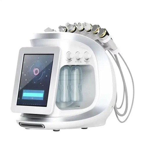 ÚJ Ice Blue Hydrafacial Smart Jet Aqua Peel készülék - 8 az 1-ben bőrtisztító és fiatalító gép ultrahangos, rádiófrekvenciás, mikroáram és egyebekkel