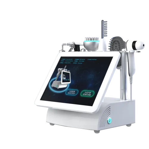 2024 New 15-Inch 5-in-1 High Frequency Hair Scalp Massager for Hair Spa & Scalp Care [Multifunctional, HD Detector, Vibrator, Comb, Silicone Massager, Sprayer]