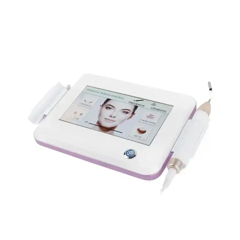 HC Tablet Shock Cleaning Knife - Ultrasonic Skin Cleansing Tool for Acne, Blackheads & Spot Removal [Ultrasonic Cleansing, Dual Mode, C-Shaped Blade]