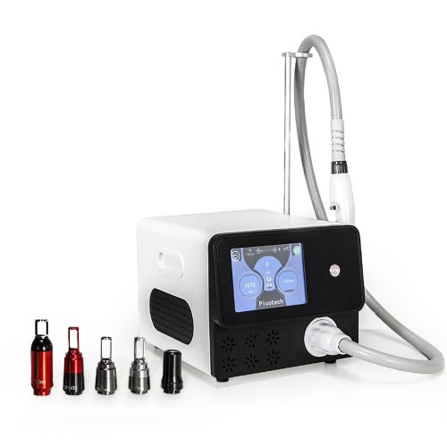 BESTE Q-Switched ND Yag Laser Tattoo Removal Machine - 755nm, 1064nm, 532nm, 1320nm Pico Laser voor huidverjonging