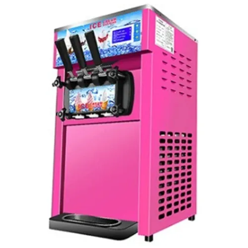 220V 1200W Desktop Commerciële Softijsmachine, 3-kleuren ijsmachine ZM-168 voor thuis- en zakelijk gebruik