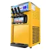 220/110V Electric Soft Ice Cream Machine with 3 Flavors, Stainless Steel Fruit Freezer & Hard Mixing Ice Cream Maker