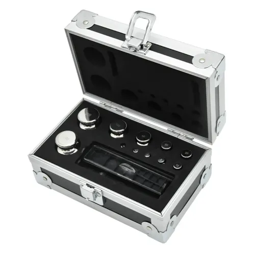 23 stuks 1mg-200g roestvrijstalen digitale weegschaalkalibratiegewichtenset, hoge precisie M1/F2/F1-klasse voor laboratoriumgebruik