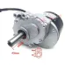 250W 24V Low Speed Brush Motor with Extended Shaft - DC Gear Brush Motor for Wheelchair [High Torque, Durable]