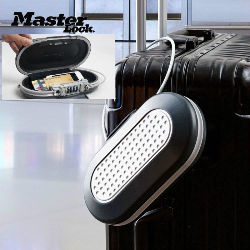 Master Lock Portable Safe with Password Lock - Mini Safe for Jewelry, Cash, Cards & Mobile Phones [Waterproof, Lightweight, Durable]