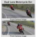 2K sisakkamera WiFi Dual UHD 2K hordható akciókamera kerékpárhoz, motorkerékpárhoz, DVR Dash Cam, Vlog videórögzítő [vízálló, 4K, 1800 mAh]