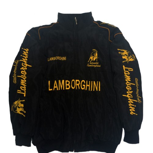 F1 Racing Jacket LAMBORGHINI Team Embroidered Cotton Jacket A117 [Racing Jacket, LAMBORGHINI Jacket]