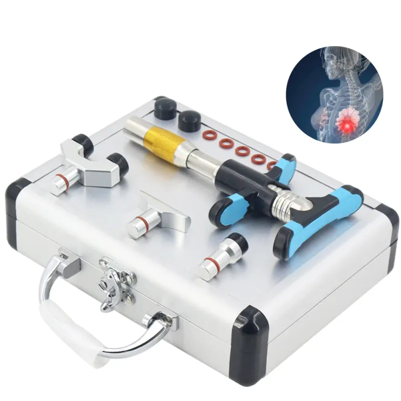 2022 NEW Manual Chiropractic Gun - 10 Levels Touch Screen Spinal Massager for Therapy & Pain Relief [Chiropractic Gun, Spinal Massager]