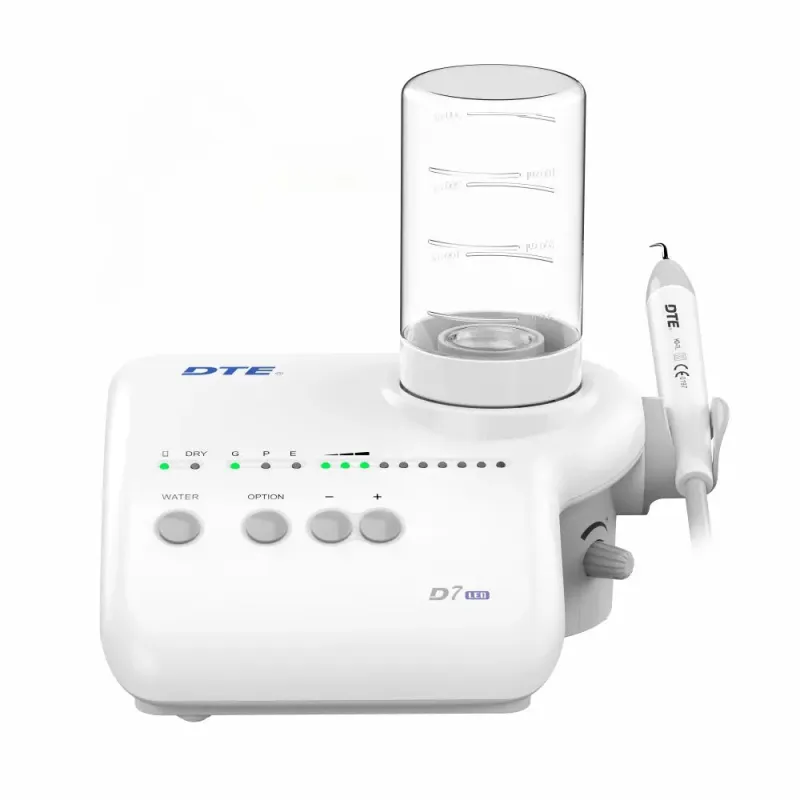 Woodpecker DTE D7 Dental Ultrasonic Scaler with LED & Auto Water Supply for Tartar Removal & Root Canal Cleaning