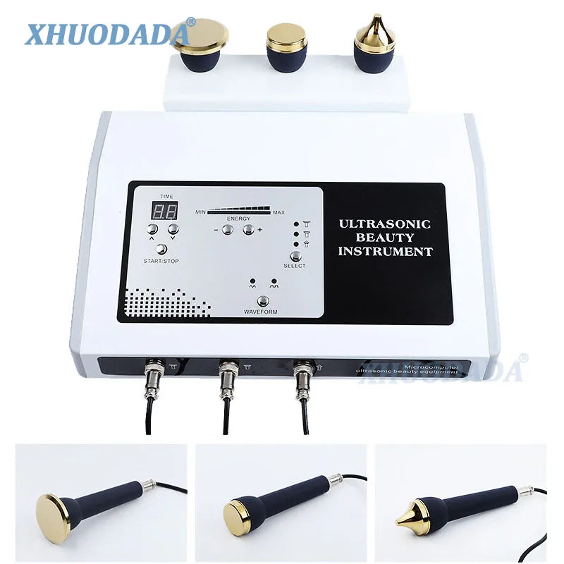 3-in-1 Ultrasonic Facial Machine for Tattoo Removal, Anti-Aging & Skin Rejuvenation | High Frequency Micro Plasma Freckle Pen