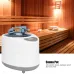 3L 1500W Spa Sauna Steam Generator for Home Therapy, Fumigation Machine with Remote Control, EU Plug 220V