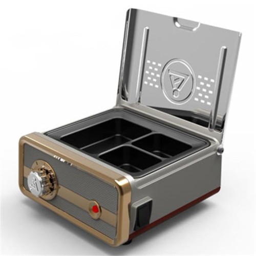 Dental Lab Equipment Wax Pot Heater - 3 Pots Melting Wax Machine with Non-Stick Reservoirs & LED Indicator [Dental Wax Heater, Wax Dipping Pot]