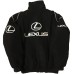 F1 Racing Jacket LEXUS Racing Team Leisure Jacket Embroidery Craft A198 - Premium Quality, Embroidered Logos, Cotton Lining