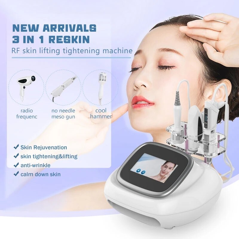 40.68 RF Skin Tightening Vmax Face Lift Machine - Needle-Free Mesotherapy & EMS Skin Rejuvenation with Cold Hammer Technology