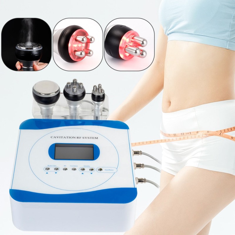 40K Cavitation Ultrasonic Body Slimming Machine - RF Skin Tightening & Fat Removal Device for Weight Loss & Face Lifting