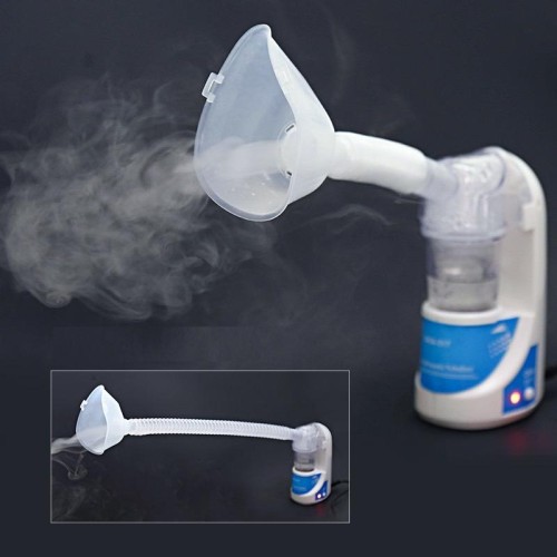 Portable Asthma Automizer for Home Health Care - Cool Mist Humidifier with 2 Airflow Speeds, Lightweight & Quiet, CE Approved