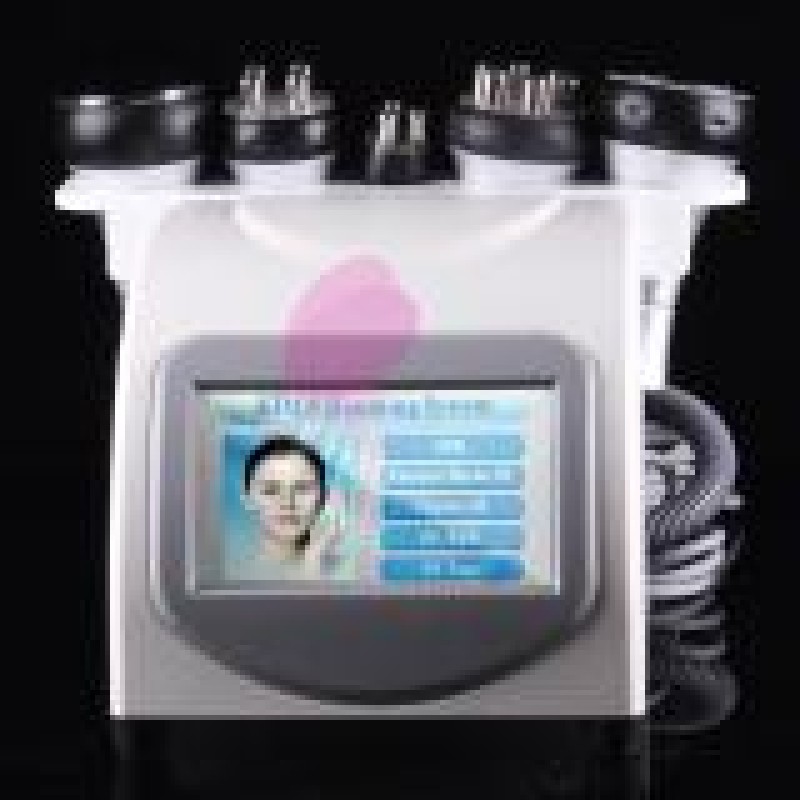 40K Radio Frequency Cavitation Machine - 5-in-1 Multipolar Bipolar Tripolar RF for Face & Body Slimming, Weight Loss, Skin Tightening - UK EU Plug
