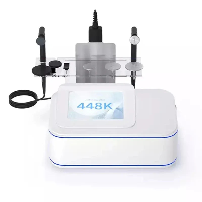 448kHz INDIBA RET CET TECAR Therapy RF Machine for Weight Loss, Skin Tightening & Pain Relief [Radiofrequency, Physiotherapy, Ablation]