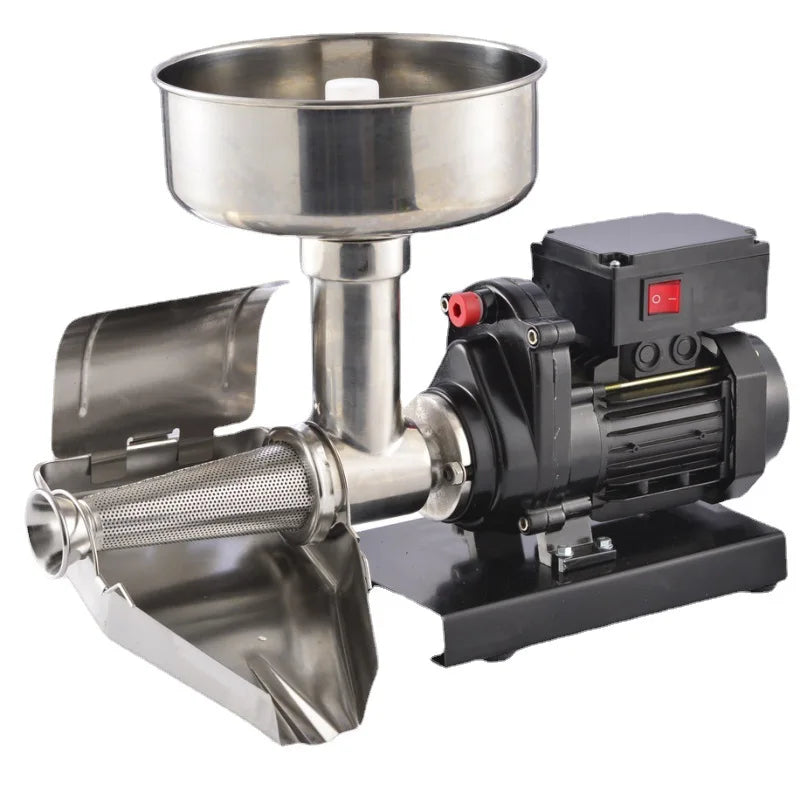 450W Commercial Electric Fruit Jam Press Strainer Machine, Stainless Steel Sauce Maker for Tomato, Fruit, and Vegetable Milling
