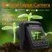 4K Time Lapse Camera IP66 Waterproof, Night Vision, 3000mAh Battery, Outdoor Construction & Plant Growth Monitoring